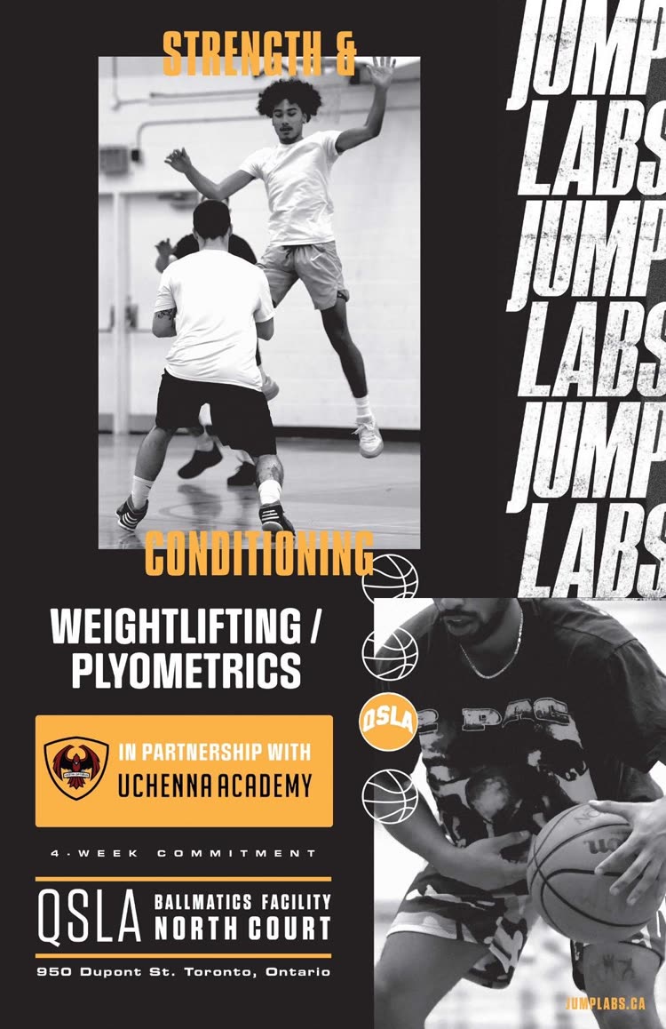 Jumplabs athletic training sessions and events poster